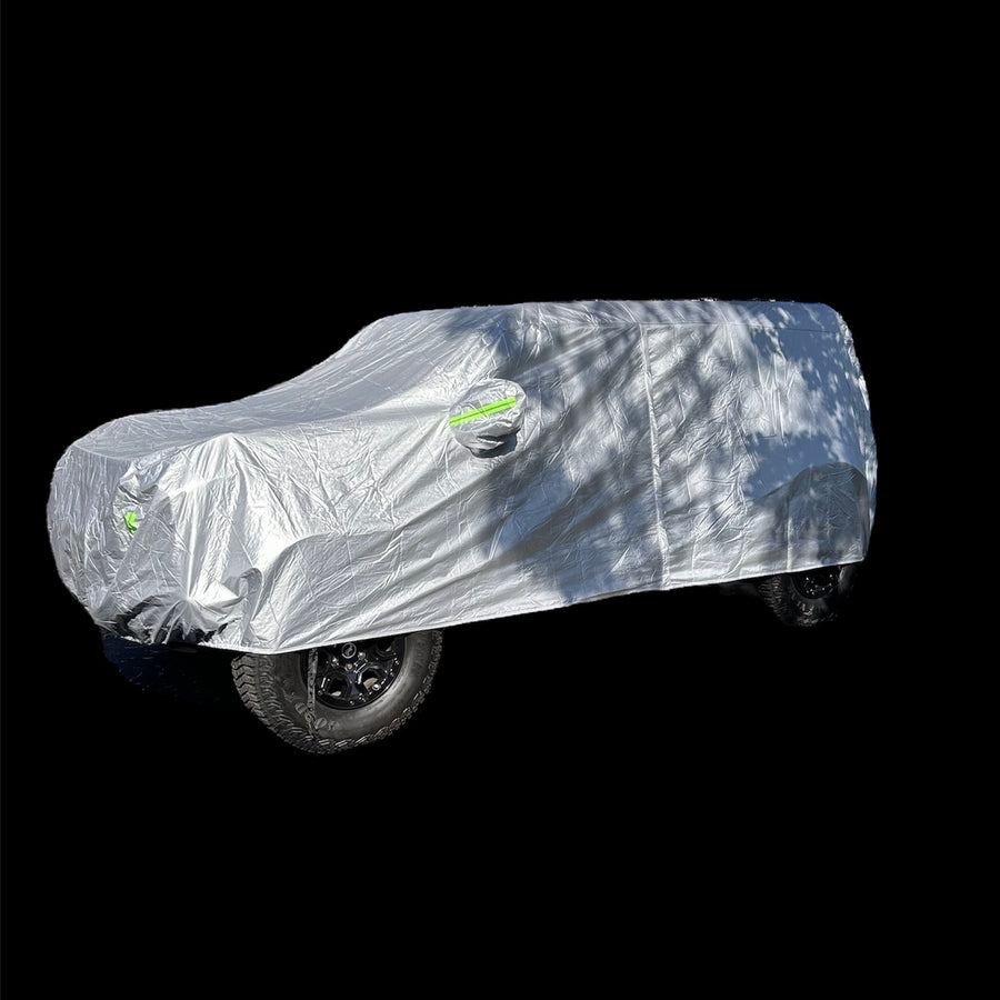 2021+ Ford Bronco Weatherproof Indoor & Outdoor Car Cover (Front Door Access - Fits 4 Door Only