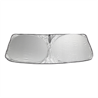 Front Windshield Sunshade Double Circle Reflective Cloth - Fits 2 & 4 Door