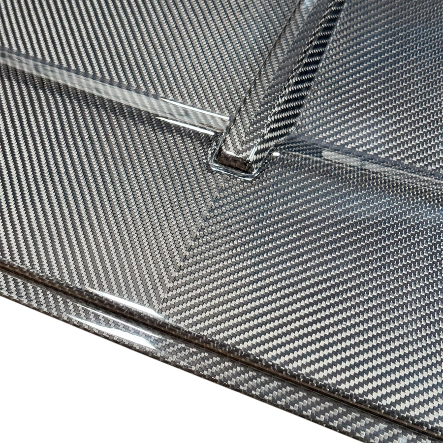 2021+ Ford Bronco Raptor Style Carbon Fiber Hood Scoop / Vent - Real Dry Molded Carbon Fiber