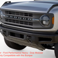 2021+ Ford Bronco Oversized Grille Bull Bar - Fits 2 & 4 Door