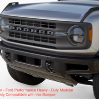 2021+ Ford Bronco Original Bull Bar (LED Bar Possible) - Fits 2 & 4 Door