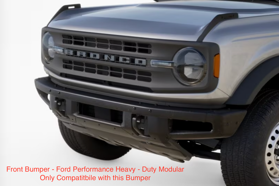2021+ Ford Bronco Bull Bar With Light Bracket - Fits 2 & 4 Door