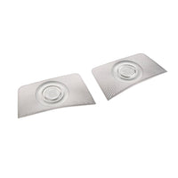2021+ Ford Bronco Front Dashboard Left and Right Speaker Cover- Stainless Steel (2pcs) - Fits 2 & 4 Door
