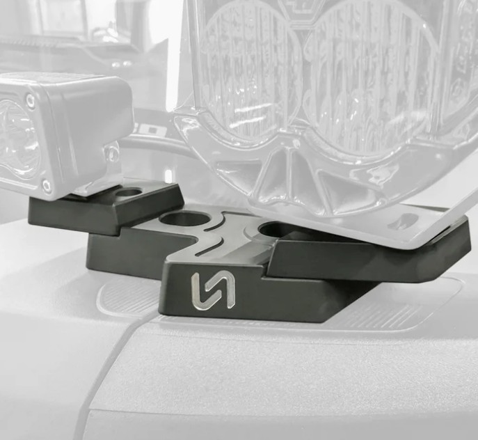 Turn Offroad 2021+ Ford Bronco Billet Mirror Light Mount (1 Pair)