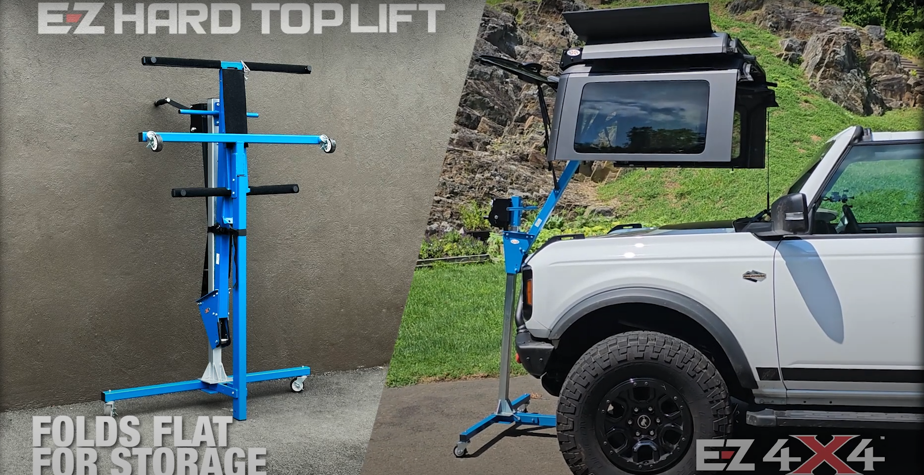 EZ 4X4 EZ-LIFTOP Folding Hard Top Remover - Fits 4 Door Only – RPM