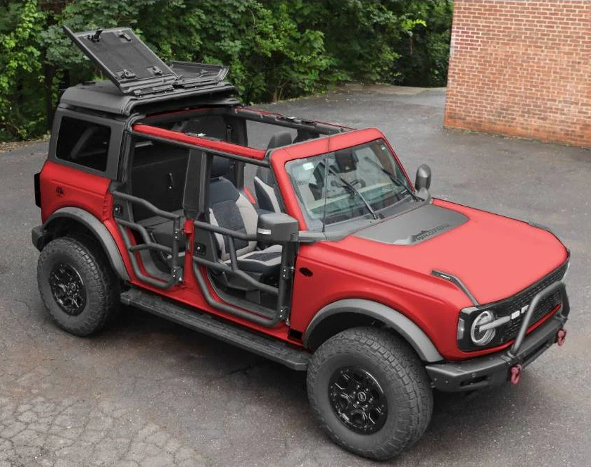 EZ4X4 Bronco Flip Top & Roof Rack System