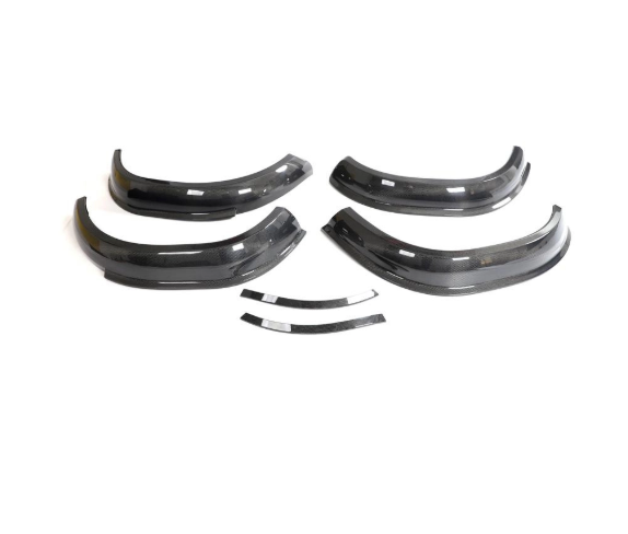 2021+ Ford Bronco Wheel Arch Fender Flares  - Real Molded Carbon Fiber (6-piece) - Fits 4 Door Only