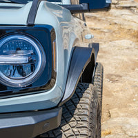 Turn Offroad 2021+ Ford Bronco Steel Fender Flares Kit w/ Marker Lights