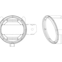AlphaRex 21-26 Ford Bronco DoubleTap Dual Color LED Projector Fog Lights