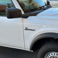2021+ Ford Bronco Emblem "BRONCO" (2 Piece) - Fits 2 & 4 Door