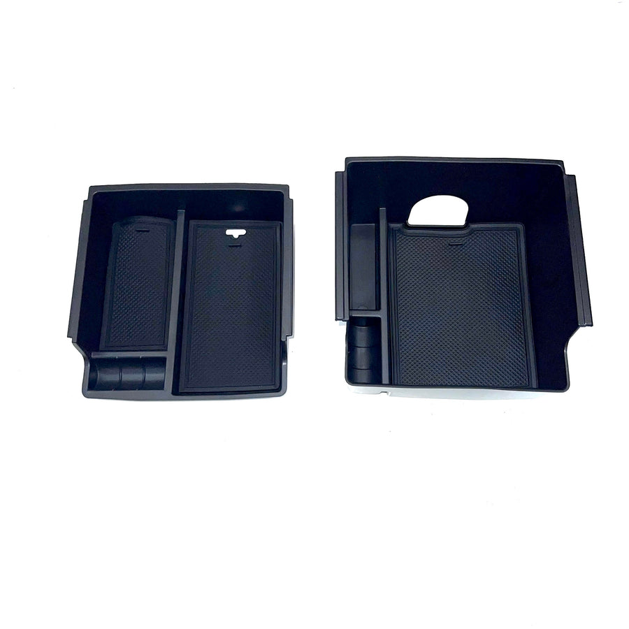 2021+ Ford Bronco Armrest Storage Box - Top & Bottom - ABS Silica Pad - Fits 2 & 4 Door