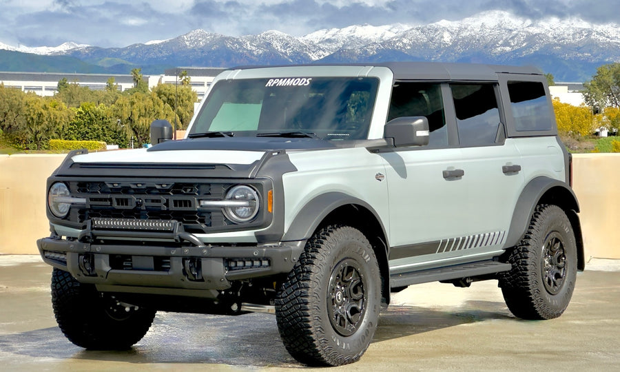 Ford Bronco Raptor With Rtr Grill 2021+ Ford Bronco Raptor Grille - Fits 2 & 4 Door – RPM Bronco