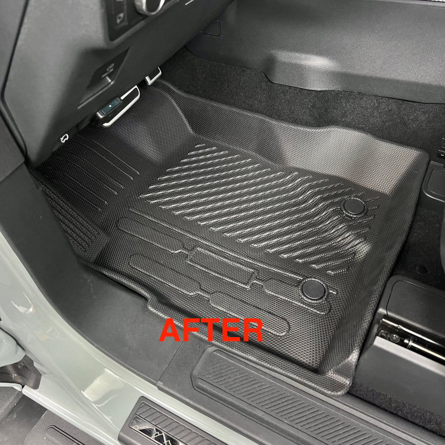 2021+ Ford Bronco TPE All Weather Floor Mats (Front & Back Seat) - Fits 4 Door