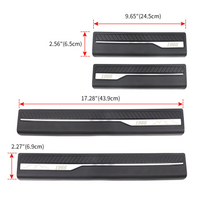 2021+ Ford Bronco Door Sill Protection (4 pcs) - Fits 2 & 4 Door