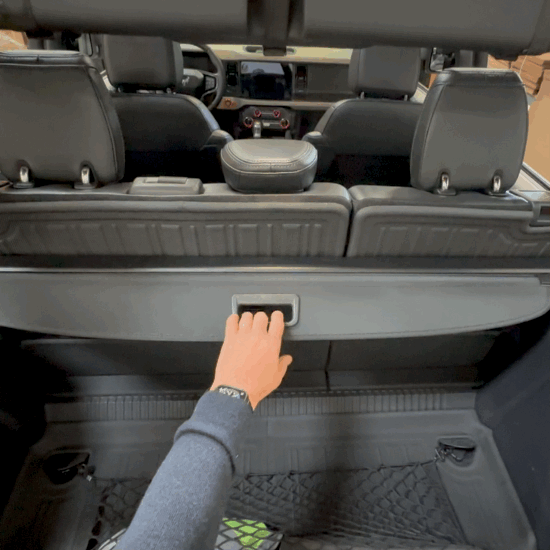 2021+ Ford Bronco Retractable Cargo Bay Cover - Fits 4 Door Bronco Only